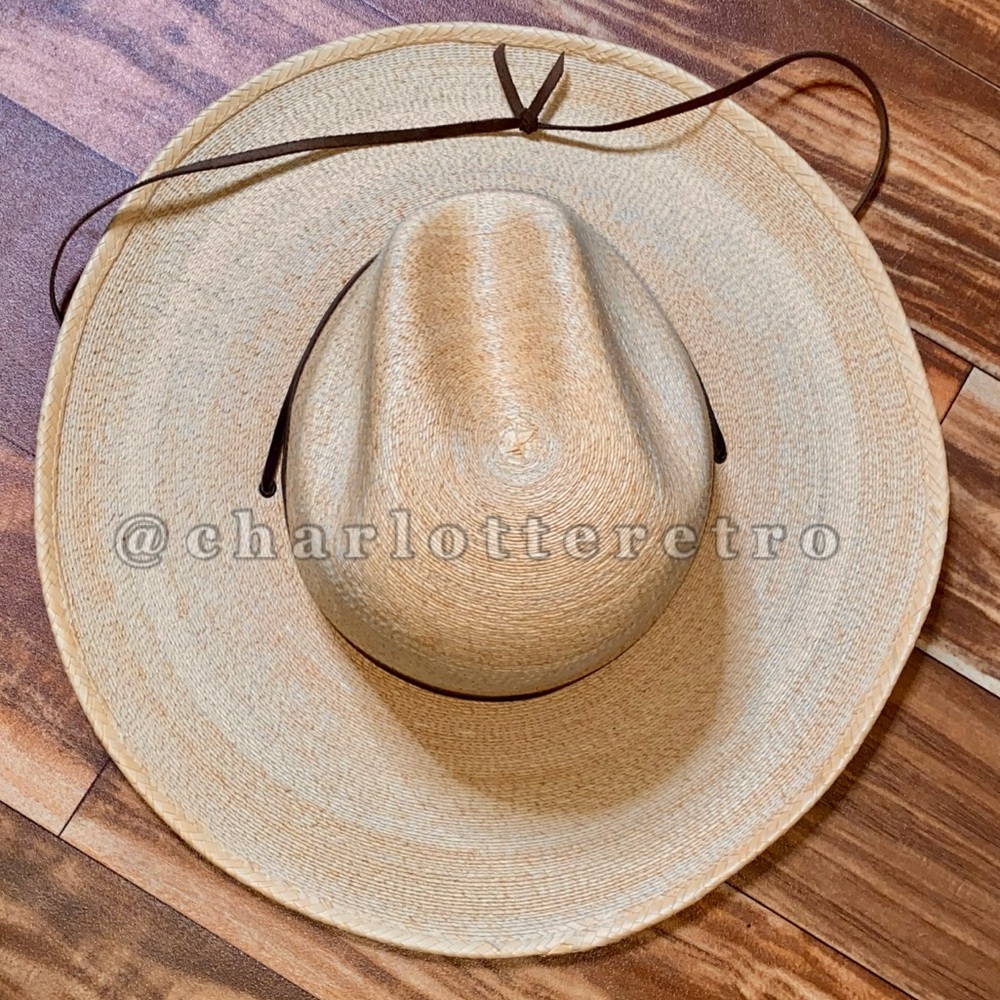Stetson • Bryce Palm Leaf Straw Gus Western Hat - Picture 5 of 12